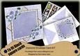 Love Ducks Blue Blossom 6inch Diamond Envelope Mini Kit