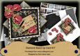 Dpink & Black Rose Thank You Diamond Card Mini Kit