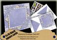 Blue Trio Poinsettia 6inch Diamond Envelope Mini Kit