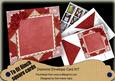 Christmas Roses Red Poin 6inch Diamond Envelope Mini Kit