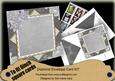 Lantern Silver Poinsettia 6inch Diamond Envelope Mini Kit