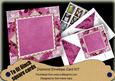 Cerise Oriental Fern 6inch Diamond Envelope Mini Kit