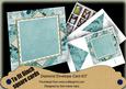 Dteal Oriental Fern 6inch Diamond Envelope Mini Kit