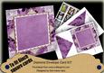 Purple Oriental Fern 6inch Diamond Envelope Mini Kit