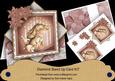 Preying Angel Plum Poinsettia Diamond Card Mini Kit