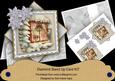 Christmas Window Silver Poinsettia Diamond Card Mini Kit