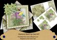 Postbox Olive Poinsettia Diamond Card Mini Kit