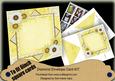 Lemon Daisy 40th Birthday 6inch Diamond Envelope Mini Kit