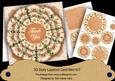 Peach Magnolia Thank You 3D Doily Card Mini Kit
