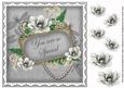 Silver Magnolia You Are Special 8in Decoupage Topper