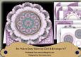 Art Deco Lilac 90th Birthday Picture Doily C & E Kit