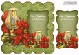 Olive C Lantern Neighbours at Christmas 8in Scallop Topper