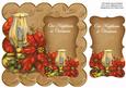 Vtea Clantern Neighbours at Christmas 8in Scallop Topper