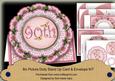 Pink Blossom Happy 90th Birthday 3D Picture Doily C & E Kit