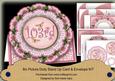 Pink Blossom Happy 103rd Birthday 3D Picture Doily C & E Kit