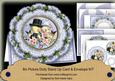 Love Ducks Blue 40th Anniversary 3D Picture Doily C & E Kit