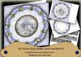 Blue Church Happy Christmas 8in Doily Shaker Cf Mini Kit
