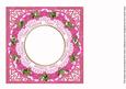 Cerise Candle Happy Christmas 8in Insert Panel