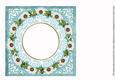 Blue Daisy Happy Birthday 8in Insert Panel