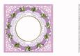 Lilac Postbox Merry Christmas 8in Insert Panel