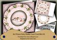 Pink Village Happy Christmas 8in Doily Shaker Cf Mini Kit