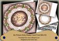 Snowy Village Christmas Wishes 8in Doily Shaker Cf Mini Kit