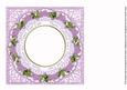 Sscene Lilac Merry Christmas Hny 8in Insert Panel