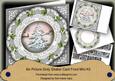 Snow Tree Wu Happy Christmas 8in Doily Shaker Cf Mini Kit