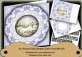 Blue Sscene Happy Christmas 8in Doily Shaker Cf Mini Kit