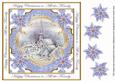 Blue Church All the Family Lattice Corner 8in Topper