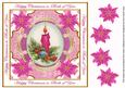 Cerise Candle Both of You Lattice Corner 8in Topper