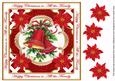 Christmas Bells All the Family Lattice Corner 8in Topper
