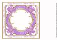 Lilac Poinsettia All the Family Lattice 8in Insert Panel