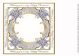 Silver Poinsettia Happy Christmas Lattice 8in Insert Panel