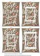 Good Luck Best Wishes Curved Tunnel Sheet