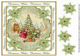 Decorate Tree Christmas Wishes Lattice Corner 8in Topper