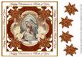 Mother Mary Both of You Lattice Corner 8in Topper
