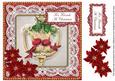 Lovebirds Friends at Christmas 8in Sentiment Topper