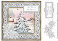 Snowtree for Friends at Christmas 8in Sentiment Topper