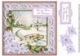 Snowscene Lilac My Fiance at Christmas 8in Sentiment Topper