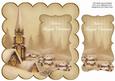 Snow Steeple Magical Christmas 8in Scallop Topper