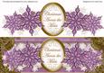 Purple Flakes Across the Miles Xl Dl Decoupage Topper
