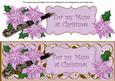 Lilac Poinsettia My Mum Xlarge Dl Decoupage Topper