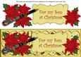 Red Lem Poinsettia My Son Xlarge Dl Decoupage Topper