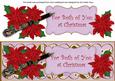 Red Lil Poinsettia Both of You Xl Dl Decoupage Topper