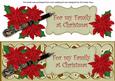 Red Olive Poinsettia My Family Xl Dl Decoupage Topper