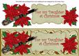 Red Olive Poinsettia My Daughter Xl Dl Decoupage Topper
