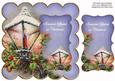 Lantern Blue Someone Special 8in Scallop Topper