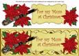 Red Lemon Poinsettia for My Mum Xlarge Dl Decoupage Topper