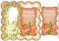 Peach Arch Love to You 8in Scallop Topper
